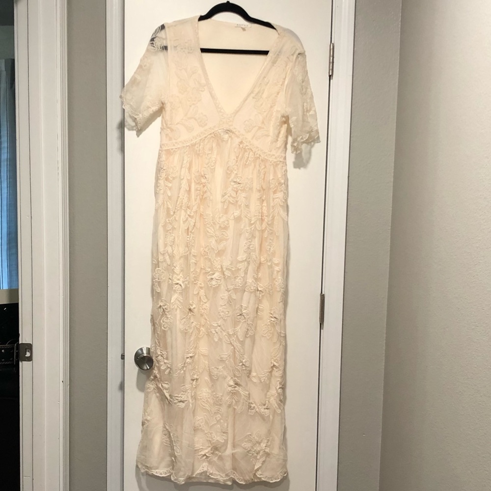 Unstoppable lace maxi dress from Bella Ella boutique